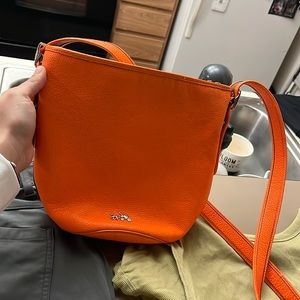 Orange Coach Bag